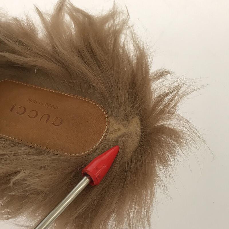 GUCCI / グッチ | プリンスタウン ホースビット ファー ミュール GUCCI / グッチ | プリンスタウン ホースビット ファー ミュール