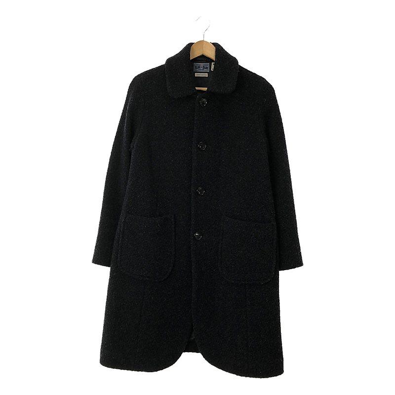 BLUE BLUE（ブルーブルー） | JAPAN ウール ロングコート | ネイビー