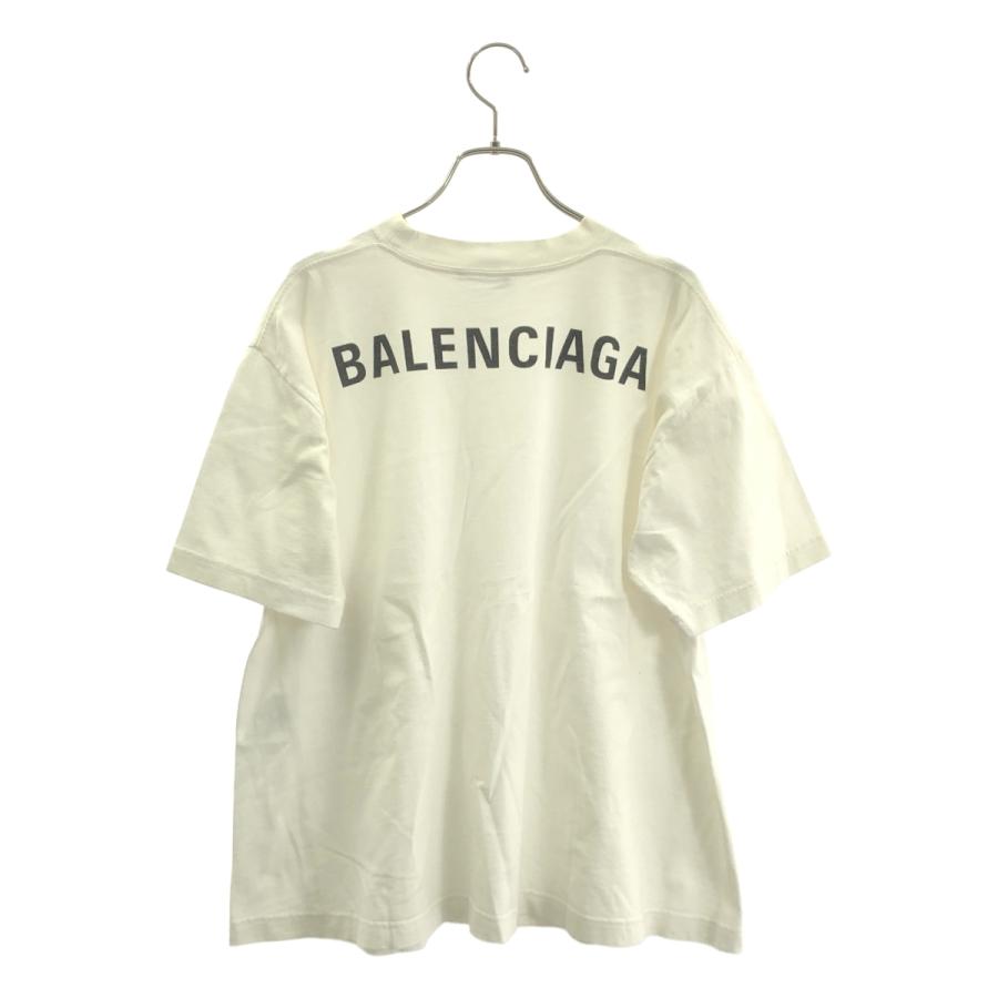 BALENCIAGA（バレンシアガ） コットン バックロゴプリント Tシャツ