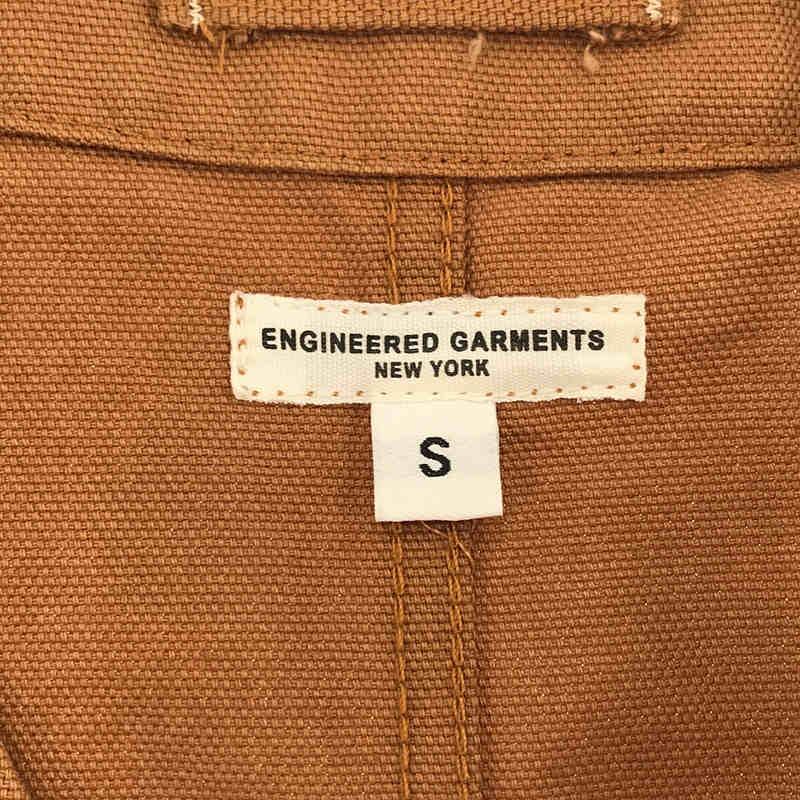 【美品】  Engineered Garments / エンジニアドガーメンツ | シンチバック ドーナツボタン コットン ダック ワーク ベスト | S | ブラウン｜kldclothing｜05