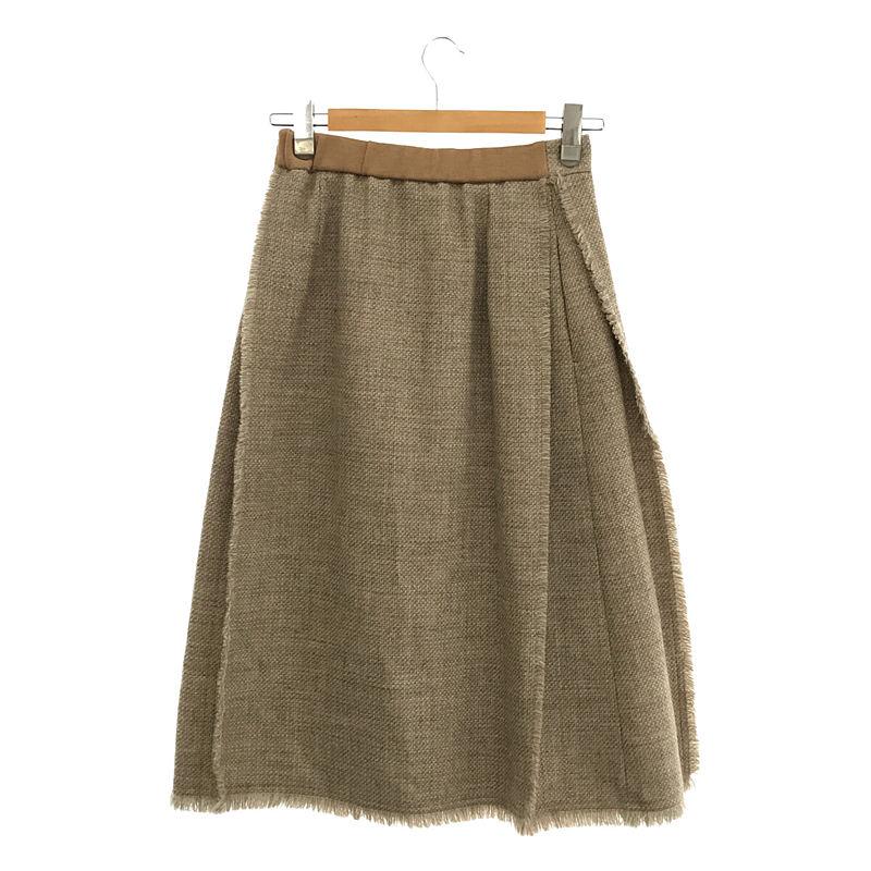 DRAWER（ドゥロワー） 【美品】 | ウール シルク フロント タック