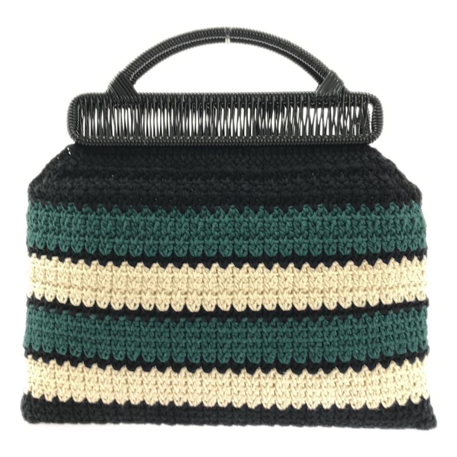 MARNI（マルニ） MARKET CROCHET BAG / クロシェ ニット ハンドバッグ