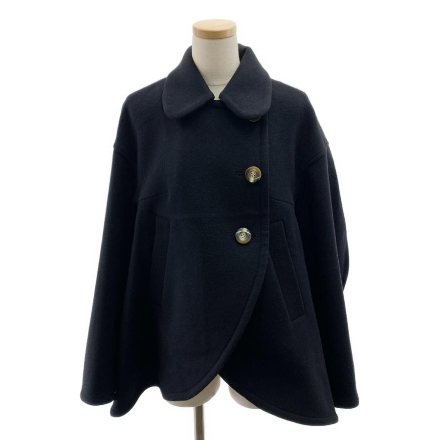 エンフォルド ENFOLD 38 コート ネイビー M レディース 濃紺 ENFOLD（エンフォルド） | 2023AW | ROUND HEM COAT / ウール ラウンド