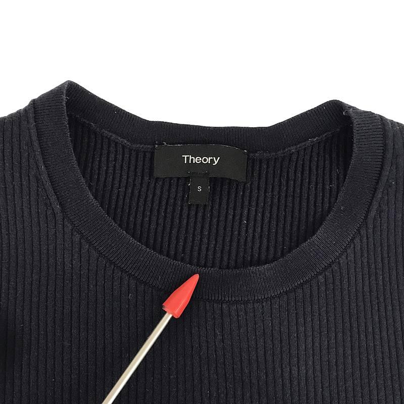 theory / セオリー | STAPLE COTTON CREW NECK PO トップス S ネイビー 