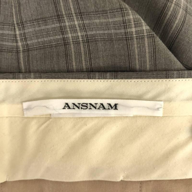 ANSNAM（アンスナム） | western / トラウザーズ パンツ | 02 | グレー