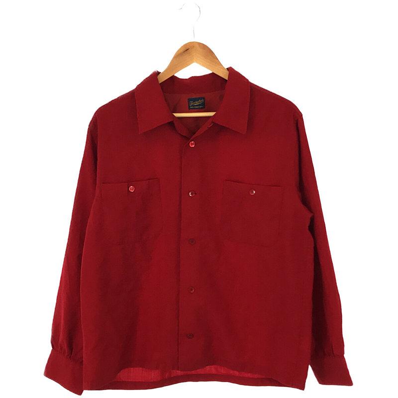 TENDERLOIN / テンダーロイン ウール オープンカラー シャツ L レッド メンズ e8do7cykhk6jKLD ヤフーショッピング店 通販 Yahoo