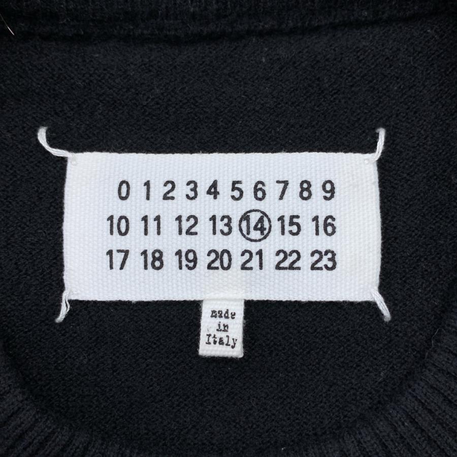 Maison Margiela / メゾンマルジェラ Elbow Patch Crewneck Knit ウール レザー エルボーパッチ ニット_4
