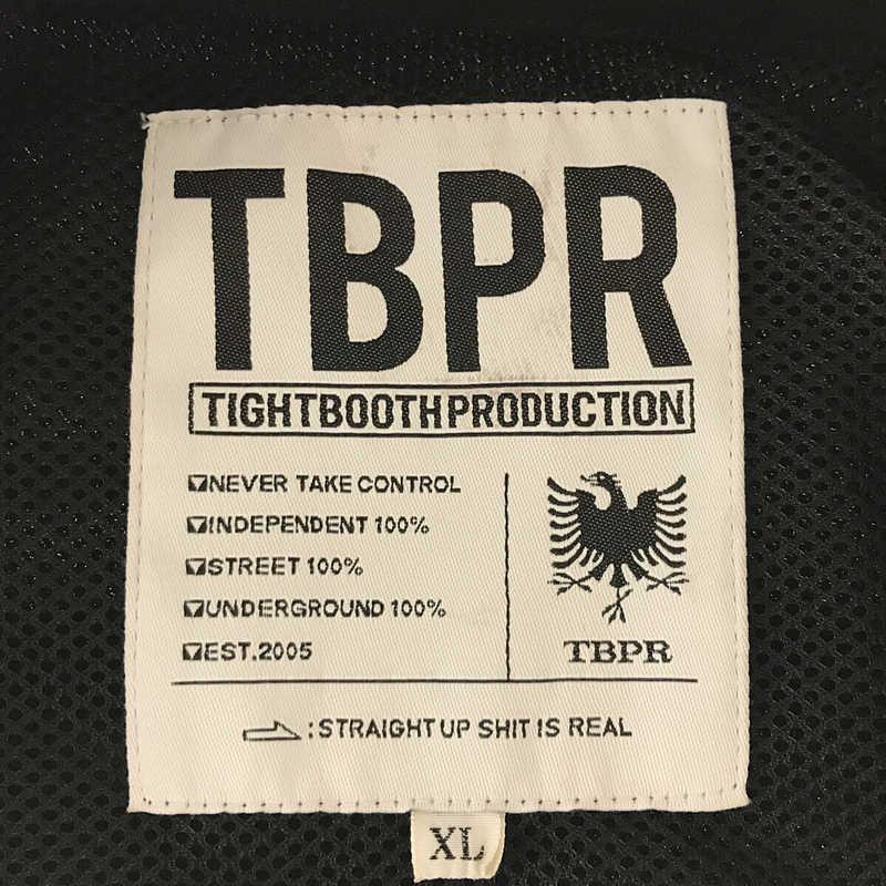TIGHTBOOTH PRODUCTION / タイトブースプロダクション | ポリエステル ツイル ドッグ パッチハーフジップ プルオーバー ジャケット アノラック | XL | ブラック｜kldclothing｜05