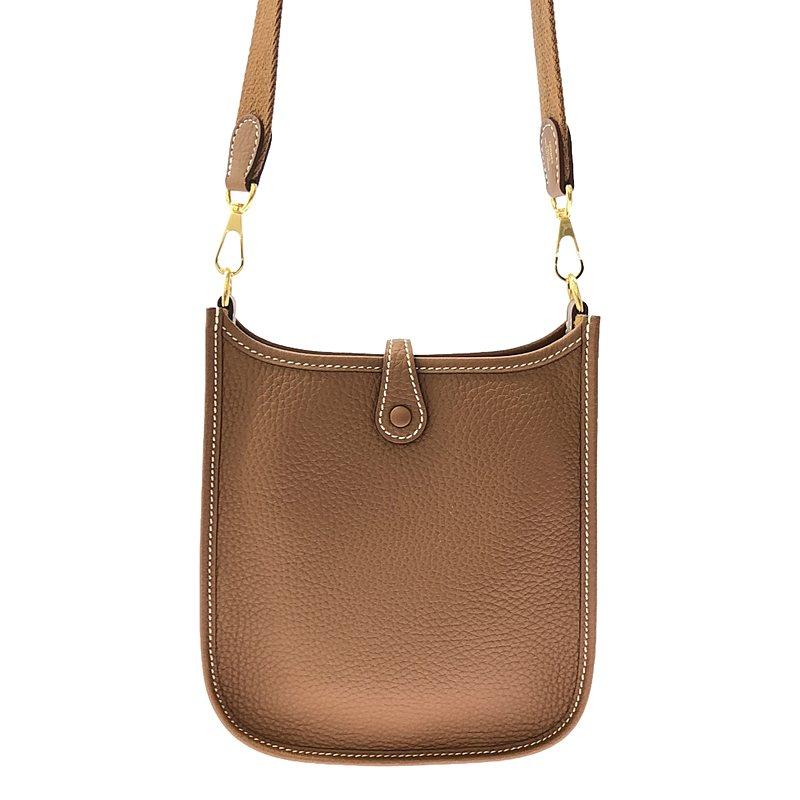 【新品】  HERMES / エルメス | エヴリンTPMトリヨンクレマンス レザー ショルダーバッグ | brown | レディース HERMES（エルメス） 【新品】 | エヴリンTPMトリヨンクレマンス レザー
