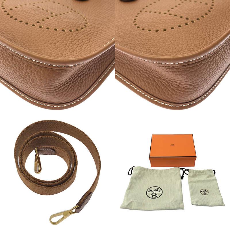 【新品】  HERMES / エルメス | エヴリンTPMトリヨンクレマンス レザー ショルダーバッグ | brown | レディース HERMES（エルメス） 【新品】 | エヴリンTPMトリヨンクレマンス レザー