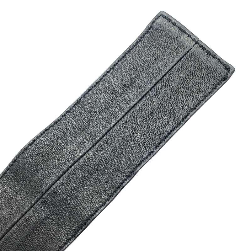 DRAWER Drawer / ドゥロワー | スタッズ レザー ベルト ブラック