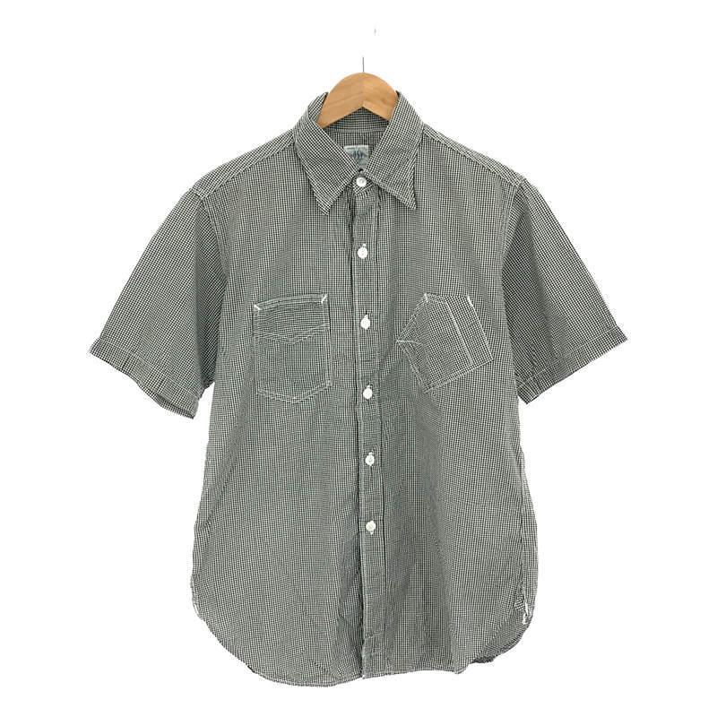 POST O'ALLS / ポストオーバーオールズ | USA / Sweet Lighter S/S Shirt ギンガムチェック 半袖シャツ |  M | ブラック | メンズ :eeuyr3lrjfms:KLD ヤフーショッピング店 - 通販 - Yahoo!ショッピング