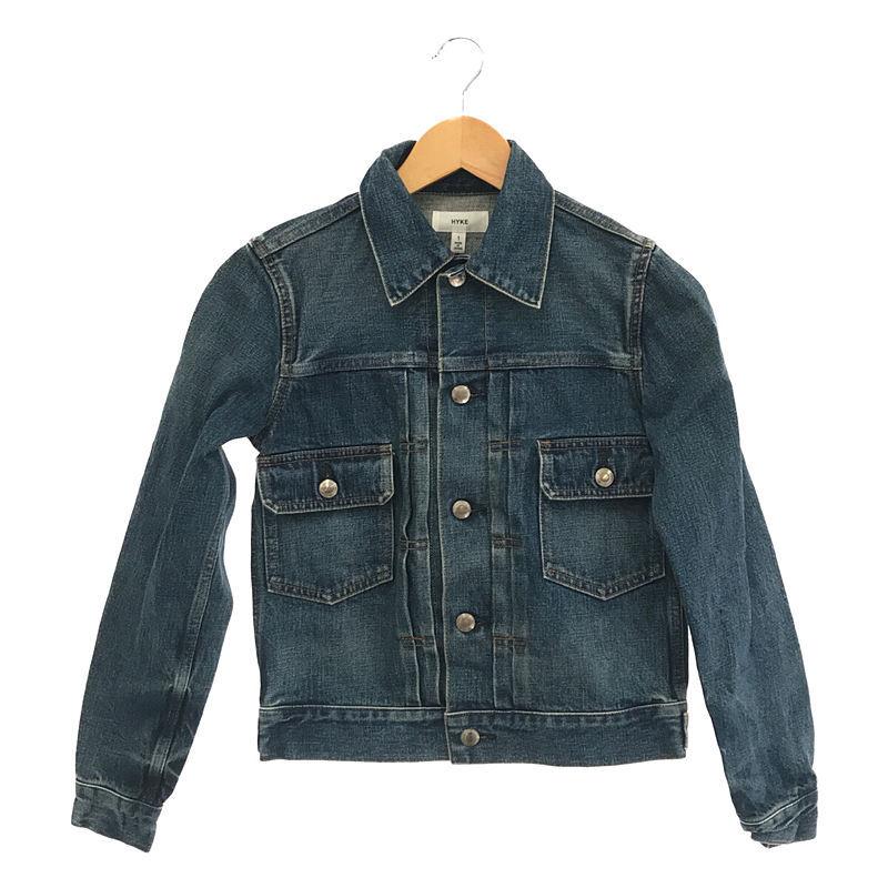 HYKE / ハイク | denim jacket type2 デニムジャケット Gジャン | 1 | インディゴ | レディース