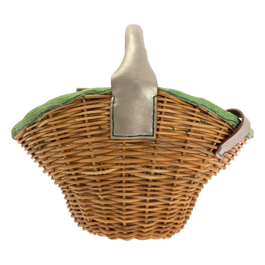 ebagos エバゴス 紅籐カゴ リネンかぶせ布付 小型鏡付 美品 専用保管袋付 ebagos エバゴス 紅籐カゴ リネンかぶせ布付 小型鏡付 美品 専用保管袋