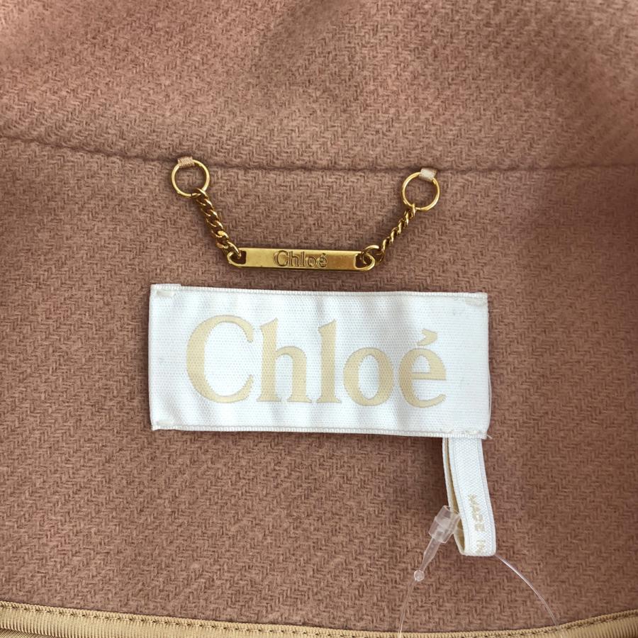 Chloe（クロエ） ウール スタンドカラー ボクシーショートコート : KLD