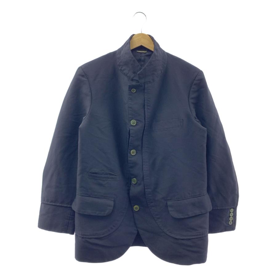 COMME des GARCONS HOMME DEUX / コムデギャルソンオムドゥ | 2018SS / AD2017 | ポリエステル縮絨 4B テーラードジャケット | XS | ダークネイビー | メンズ COMME des GARCONS HOMME DEUX / コムデギャルソンオムドゥ | 2018SS