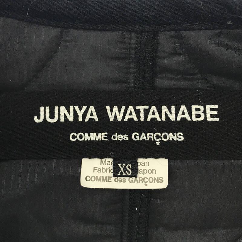 【美品】  JUNYA WATANABE COMME des GARCONS / ジュンヤワタナベコムデギャルソン | 2021AW / AD2021 異素材 切替 ノルディック ウール モ｜kldclothing｜05