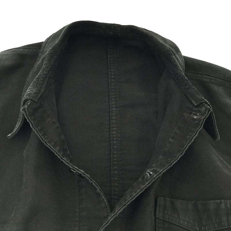 VINTAGE / ヴィンテージ 古着 | 1950s〜  BEAU-FORT Black Moleskin Jacket French Work ブラックモールスキン フレンチワーク ジャケット | 50 | ブラック | メ｜kldclothing｜04