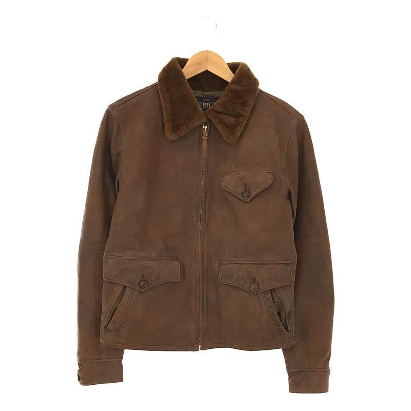 限定セール！ RRL スエード レザージャケット S インディゴ 本革