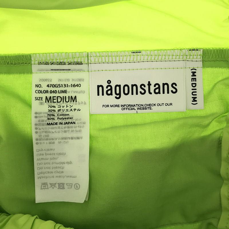 【美品】  nagonstans / ナゴンスタンス | roll-up elastic tapered pants / イージーパンツ | M | ライムグリーン | レディース｜kldclothing｜05