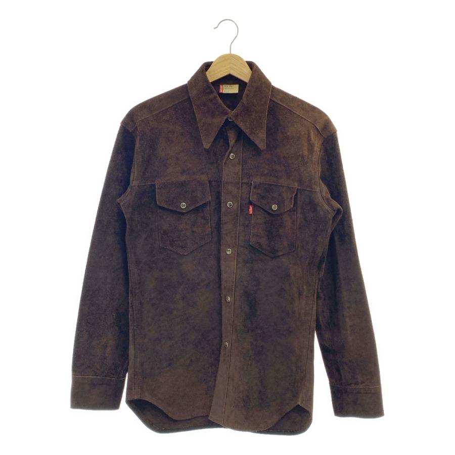 リーバイスRED TAB B507-0374 W34×L33 未使用品 Levi's（リーバイス） RED TAB / スエード レザー シャツ ジャケット