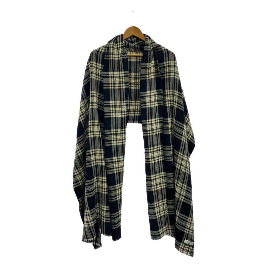レア！コムデギャルソンコムコムチェック切り替え大判ストール COMME des GARCONS 【美品】 / コムコム | チェック 大判 ストール