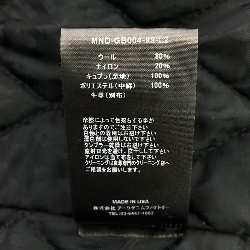 MINEDENIM / マインデニム | × GB SPORTS ジービースポーツ レザー切替