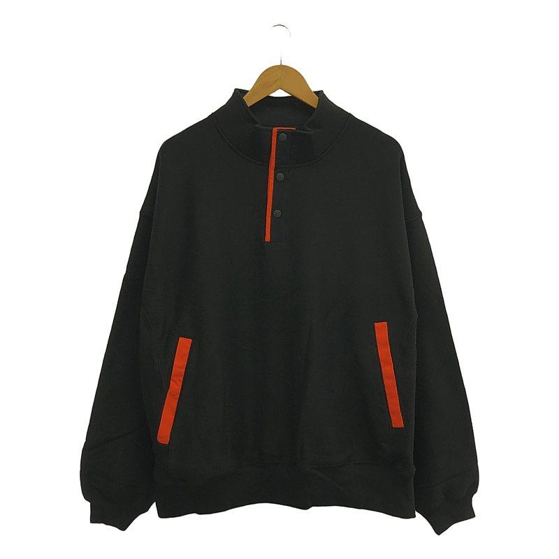 【美品】  TIGHTBOOTH PRODUCTION / タイトブースプロダクション | 2020AW | ×CHAOS FISHING CLUB FISHING SNAP SWEAT | L | ブラック | メンズ 美品】 TIGHTBOOTH PRODUCTION / タイトブースプロダクション | 2020AW