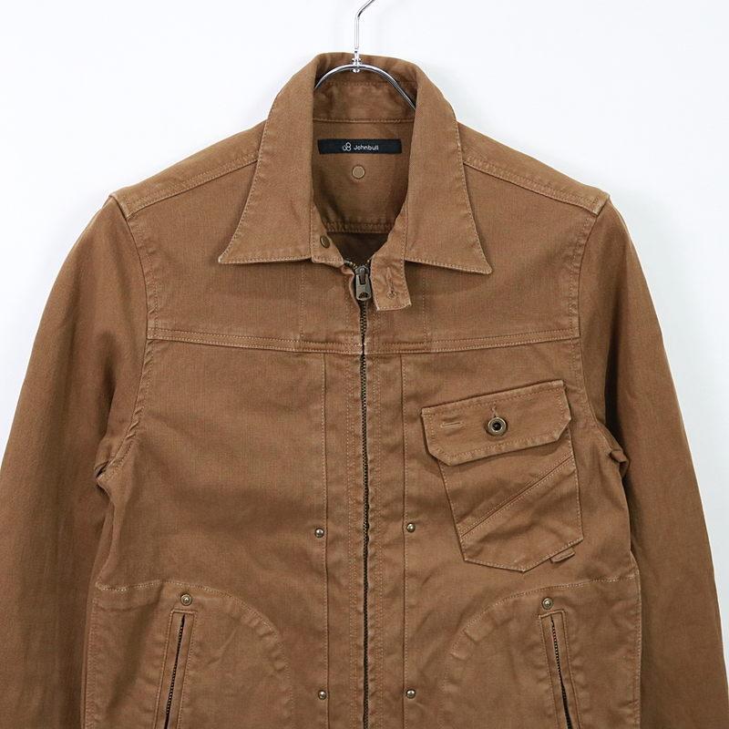 Johnbull / ジョンブル | 製品染めジップアップジャケット S Johnbull / ジョンブル | 製品染めジップアップジャケット S
