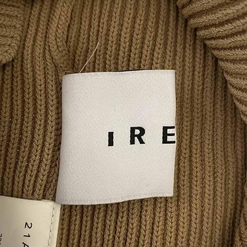 IRENE / アイレネ | ハイネック切替リブニット | 36 | キャメル | レディース IRENENNE（アイレネ） IRENE / アイレネ | ハイネック切替リブニット