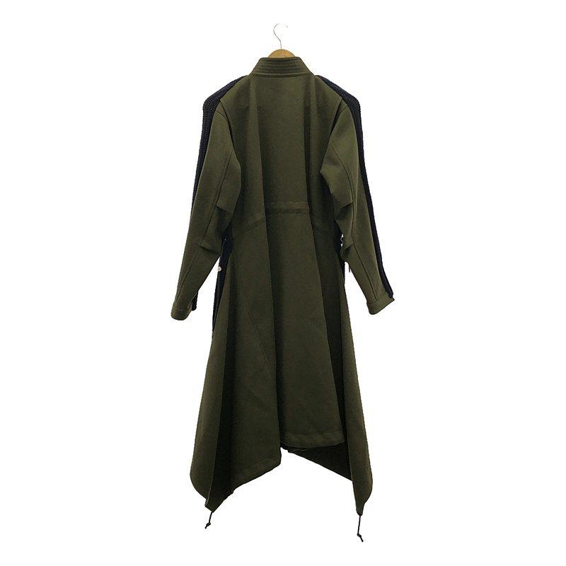 sacai（サカイ） | 2021AW | メルトン ケーブルニット ドッキング 