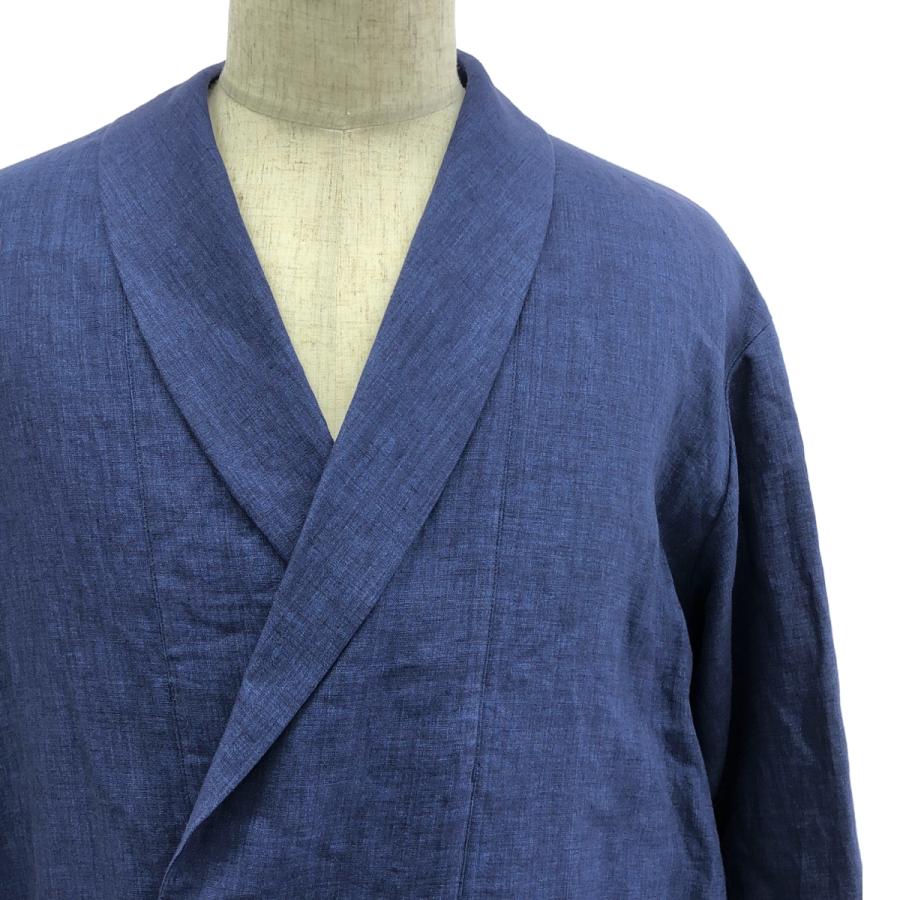 m's braque（エムズブラック） 【美品】 | ショールカラー リネン タイ