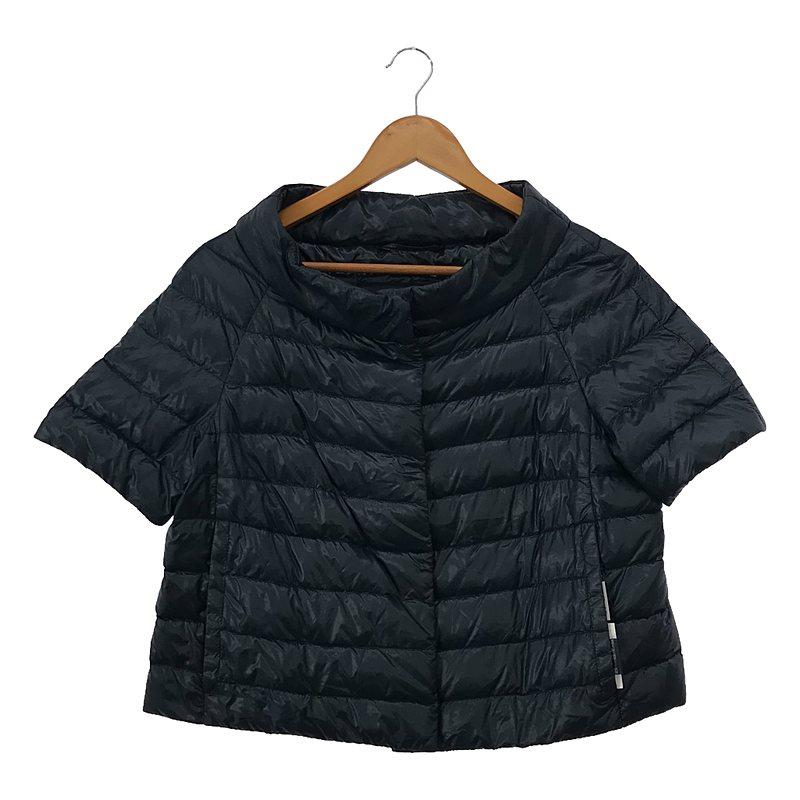 HERNO / ヘルノ | Bolla 半袖 ダウンジャケット 42 ネイビー  