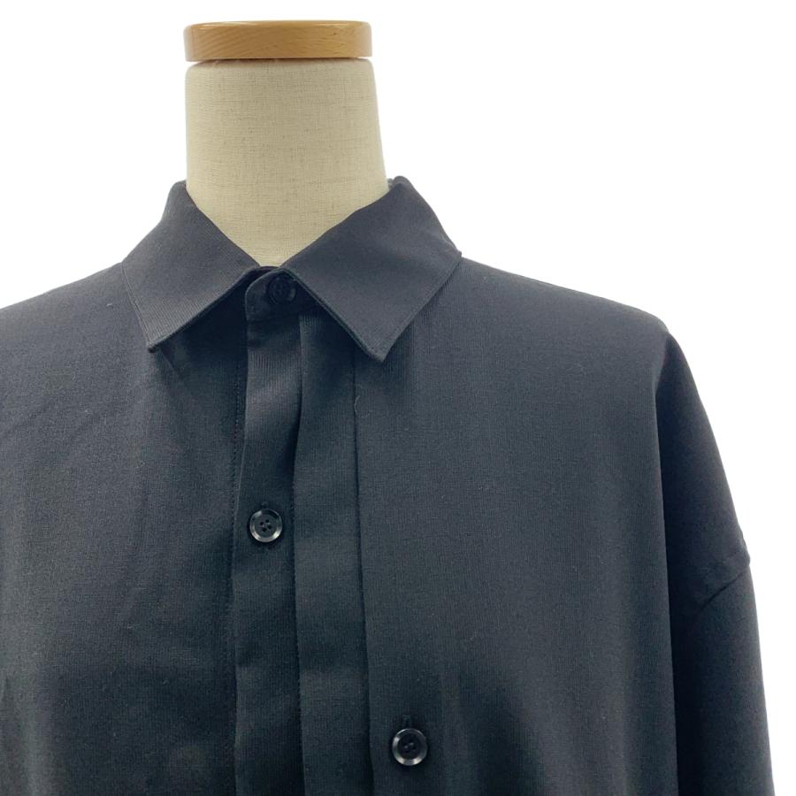 Yohji Yamamoto FEMME / ヨウジヤマモトファム WOOL PLEATED BLOUSE