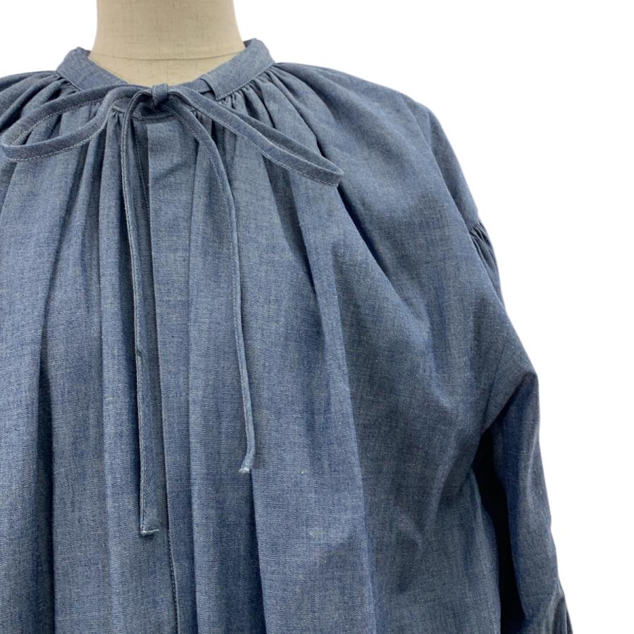 HYKE（ハイク） ReStyle Archives #3 BALLOON SLEEVE GATHERED BLUE
