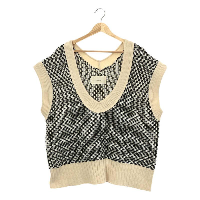 美品】 TODAYFUL / トゥデイフル | ジャガード ニットベスト | F 