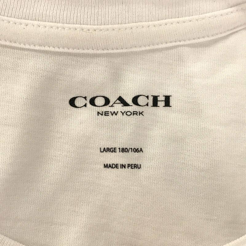 COACH / コーチ | シグネチャー カットソー Tシャツ | L | ホワイト | メンズ｜kldclothing｜05