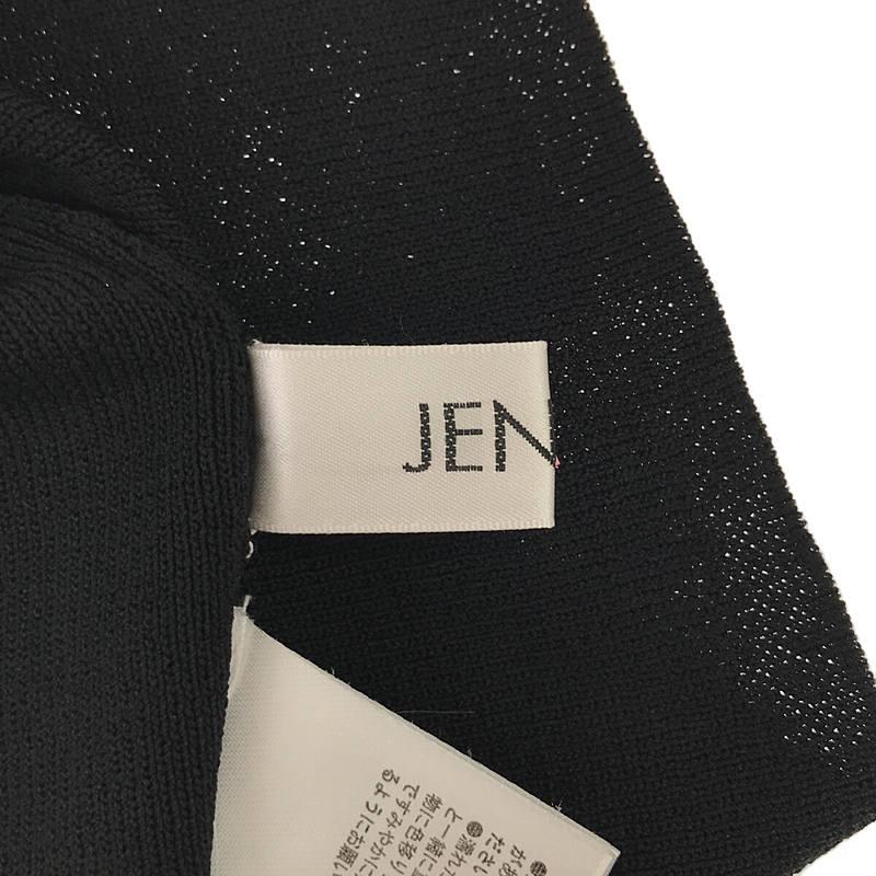 【美品】  JENNE / ジェンヌ | 2022SS | ノースリーブ カラーニット | M | ブラック | レディース｜kldclothing｜05