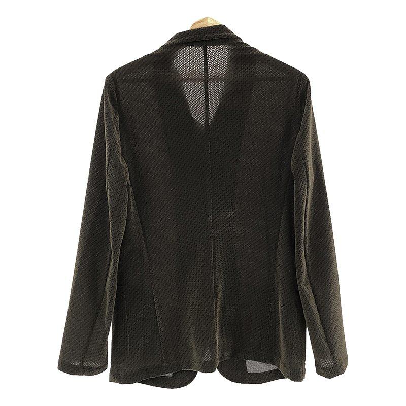 EMPORIO ARMANI ベルベット生地　総柄　ブラック EMPORIO ARMANI ベルベット生地総柄ブラック