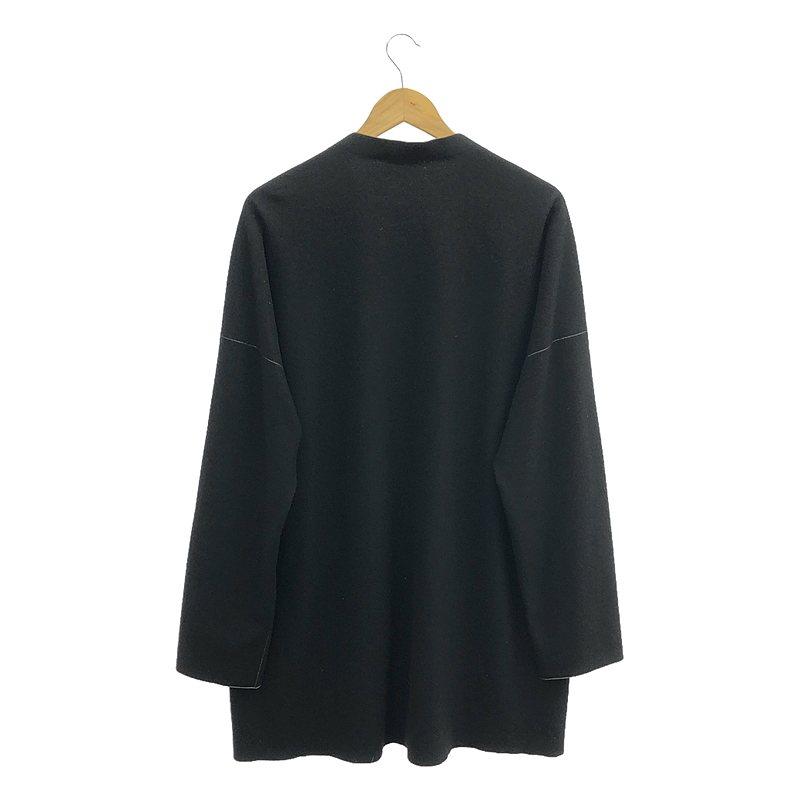 山内 ミルドウールニット・ノーカラーカーディガン 山内(ヤマウチ) / ミルドウールニット・ノーカラーカーディガン