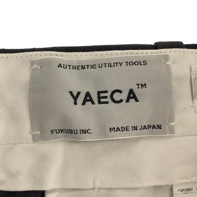 YAECA / ヤエカ | ワイドチノパンツ | 28 | ネイビー | レディース｜kldclothing｜06