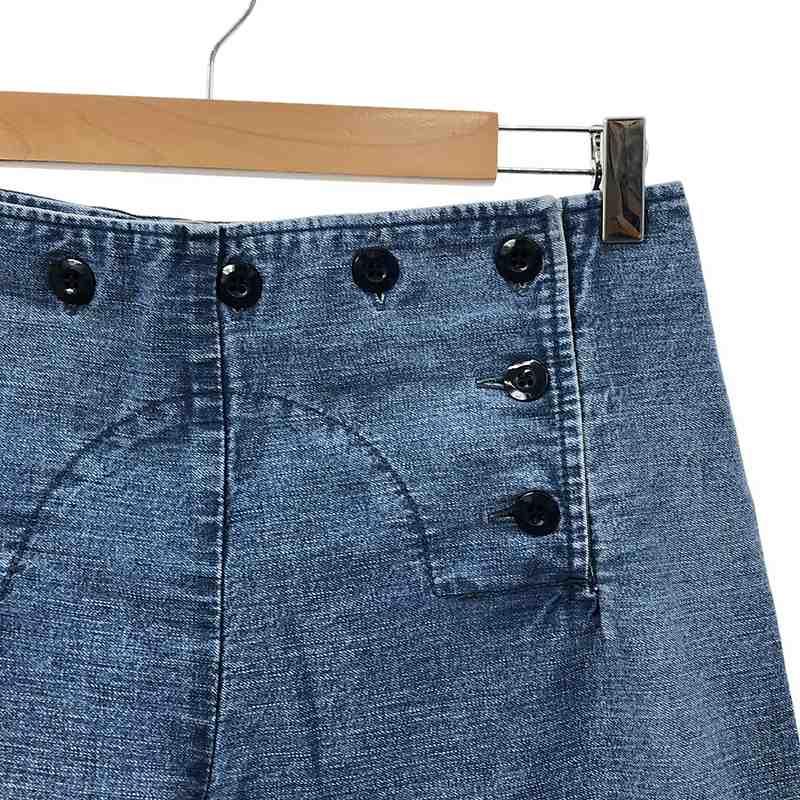 【美品】  NOWOS / ノーウォス | Denim marine pants パンツ | M | インディゴ | レディース｜kldclothing｜02