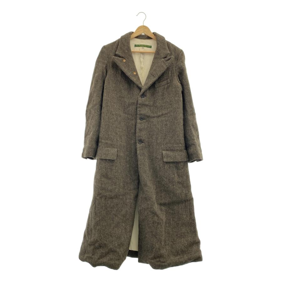 ポール ハーデン コート Mens Long Mac ウールリネンツイード ロング 