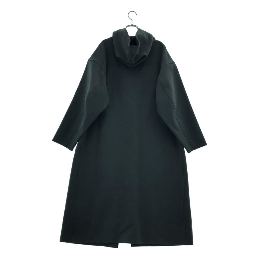 HYKE（ハイク） MELTON HOODED WORK COAT ウールメルトン フーデッド