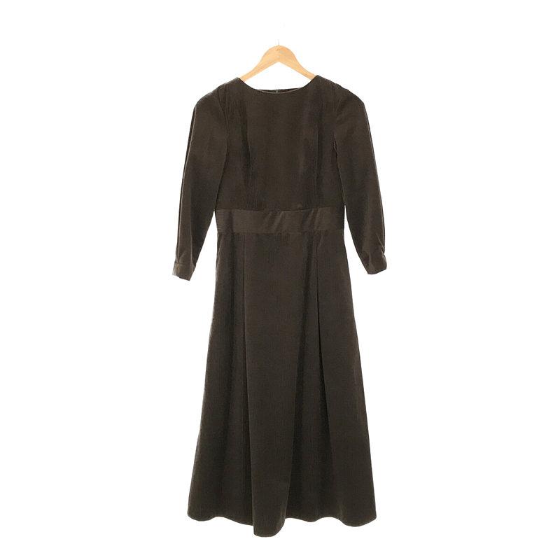 美品】 foufou | 2020 corduroy crew neck one piece