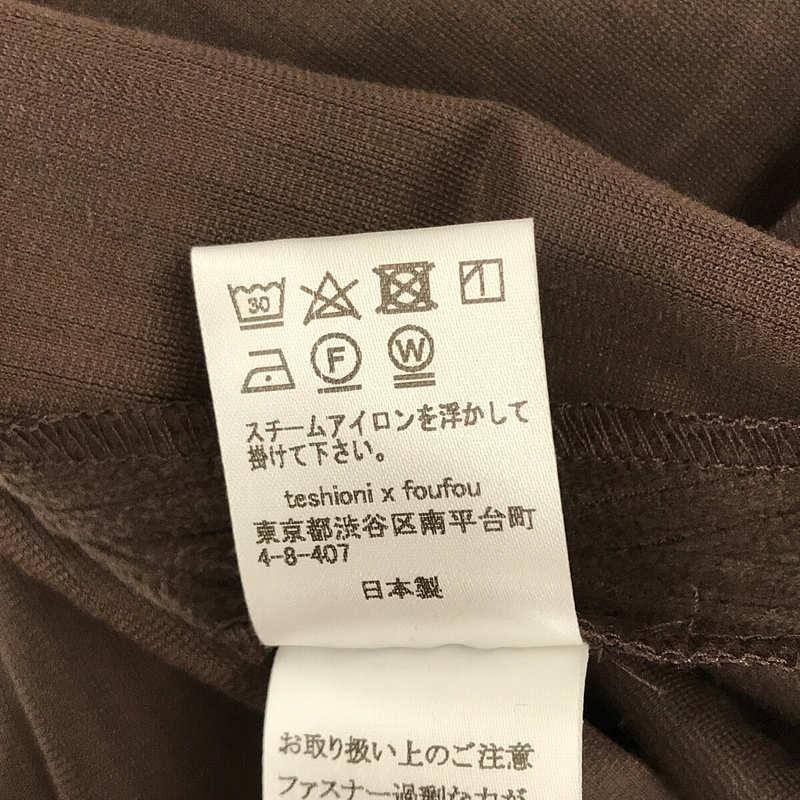 美品】 foufou | 2020 corduroy crew neck one piece