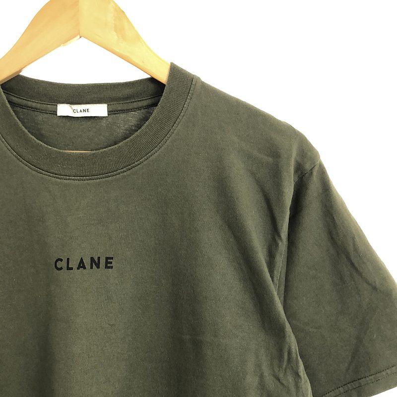 CLANE / クラネ | ロゴプリント Tシャツ | 1 | カーキ | レディース｜kldclothing｜02