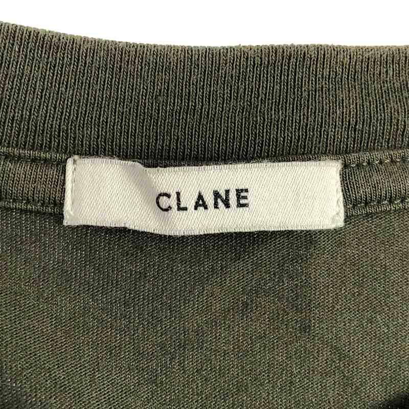 CLANE / クラネ | ロゴプリント Tシャツ | 1 | カーキ | レディース｜kldclothing｜05