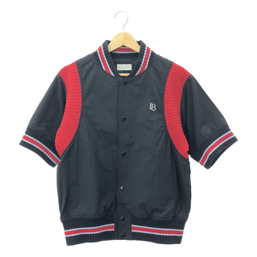 LITTLEBIG / リトルビッグ | Half Award Jacket 半袖 ブルゾン | 46 | ブラック / レッド | メンズ LITTLEBIG / リトルビッグ Half Award Jacket 半袖 ブルゾン : KLD