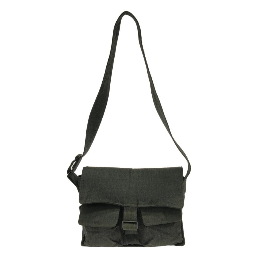 tricot COMME des GARCONS / トリココムデギャルソン | ウールツイル メッセンジャーバッグ | チャコールグレー | レディース tricot COMME des GARCONS / トリココムデギャルソン | ウールツイル